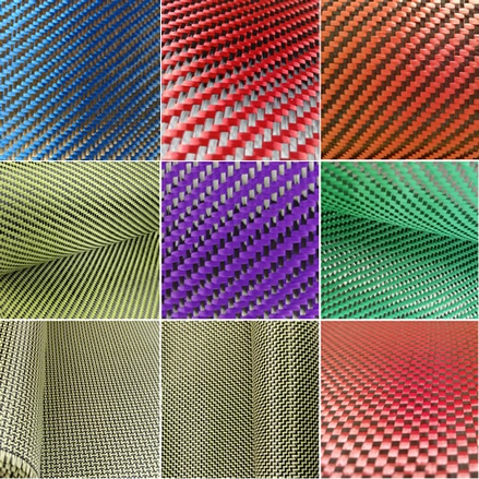 carbon kevlar fabric color ful carbon fibe