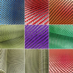 芳纶碳纤维布彩色碳纤维
