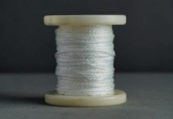 Twisted quartz fiber rope